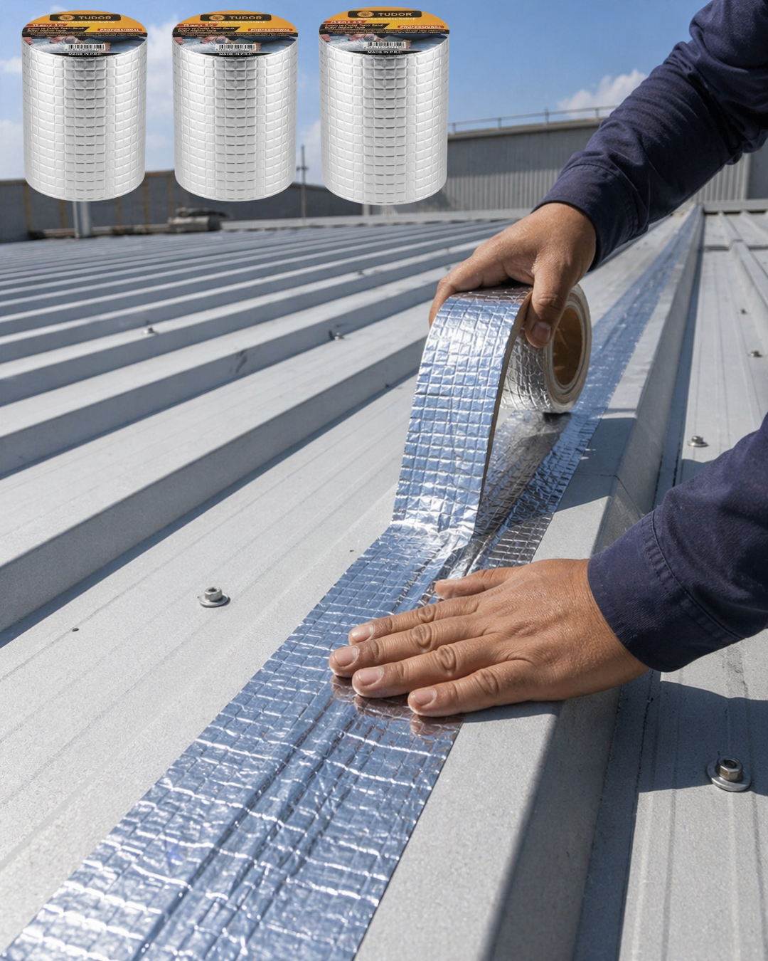 3 Lü Set Çatı Balkon PVC Boru İçin Sızdırmazlık Tamir Bandı - Lisinya