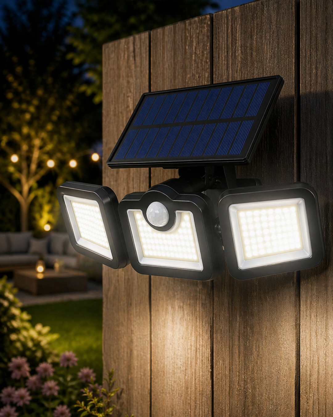 Hareket Sensörlü Solar Bahçe Lambası Güçlü LED Duvar Projektörü - Lisinya Hareket Sensörlü Solar Bahçe Lambası Güçlü LED Duvar Projektörü - Lisinya