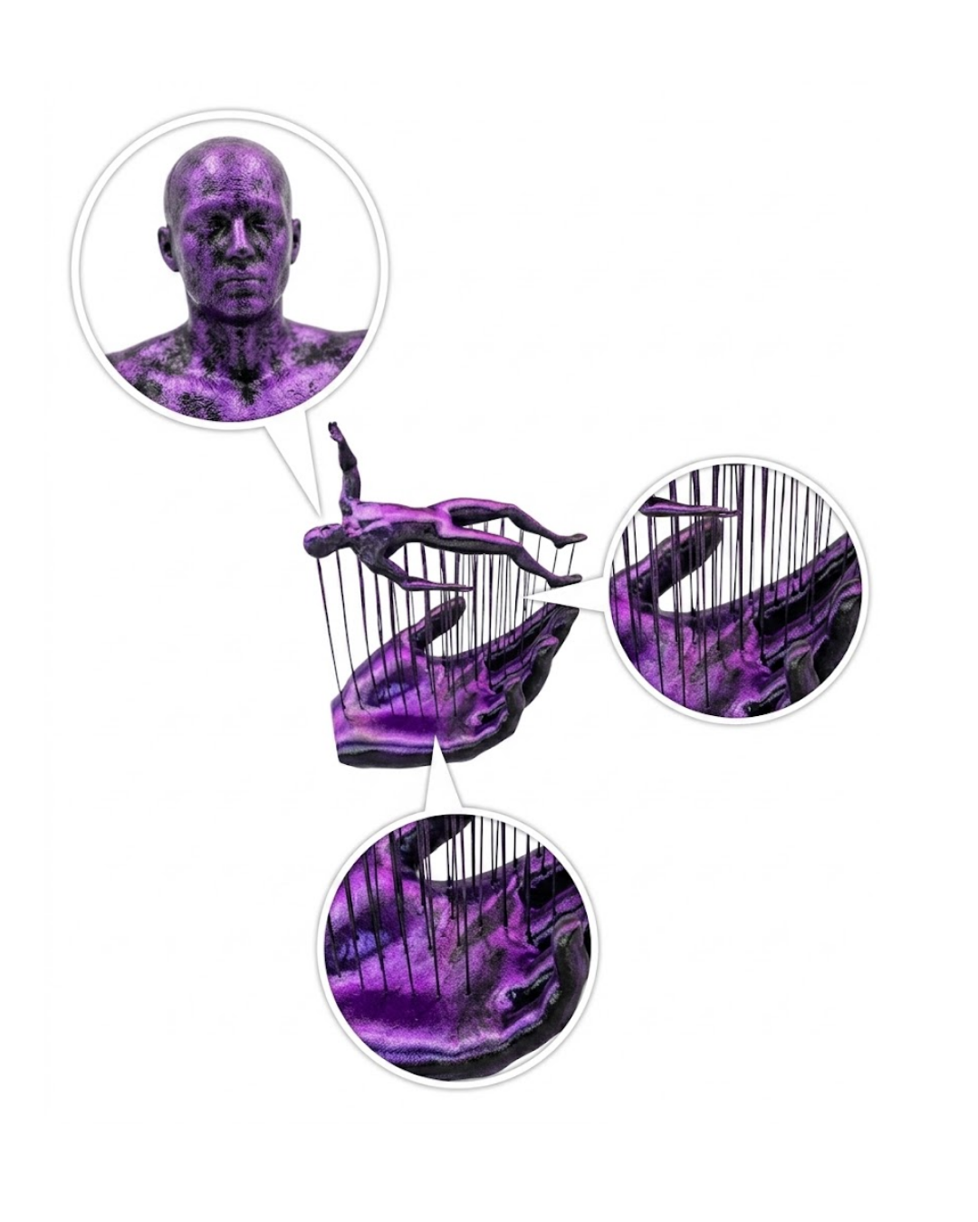 EL İNSAN FİGÜR MOR - Lisinya