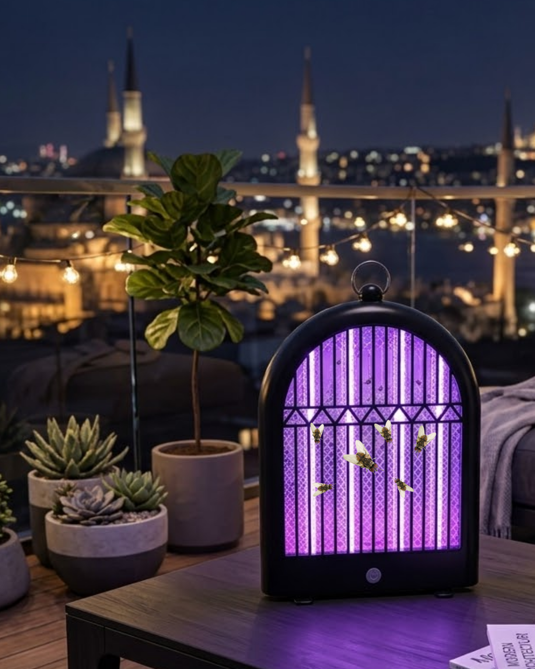 Sessiz Sivrisinek Lambası  Şarjlı ve Güvenli Kullanım - Lisinya