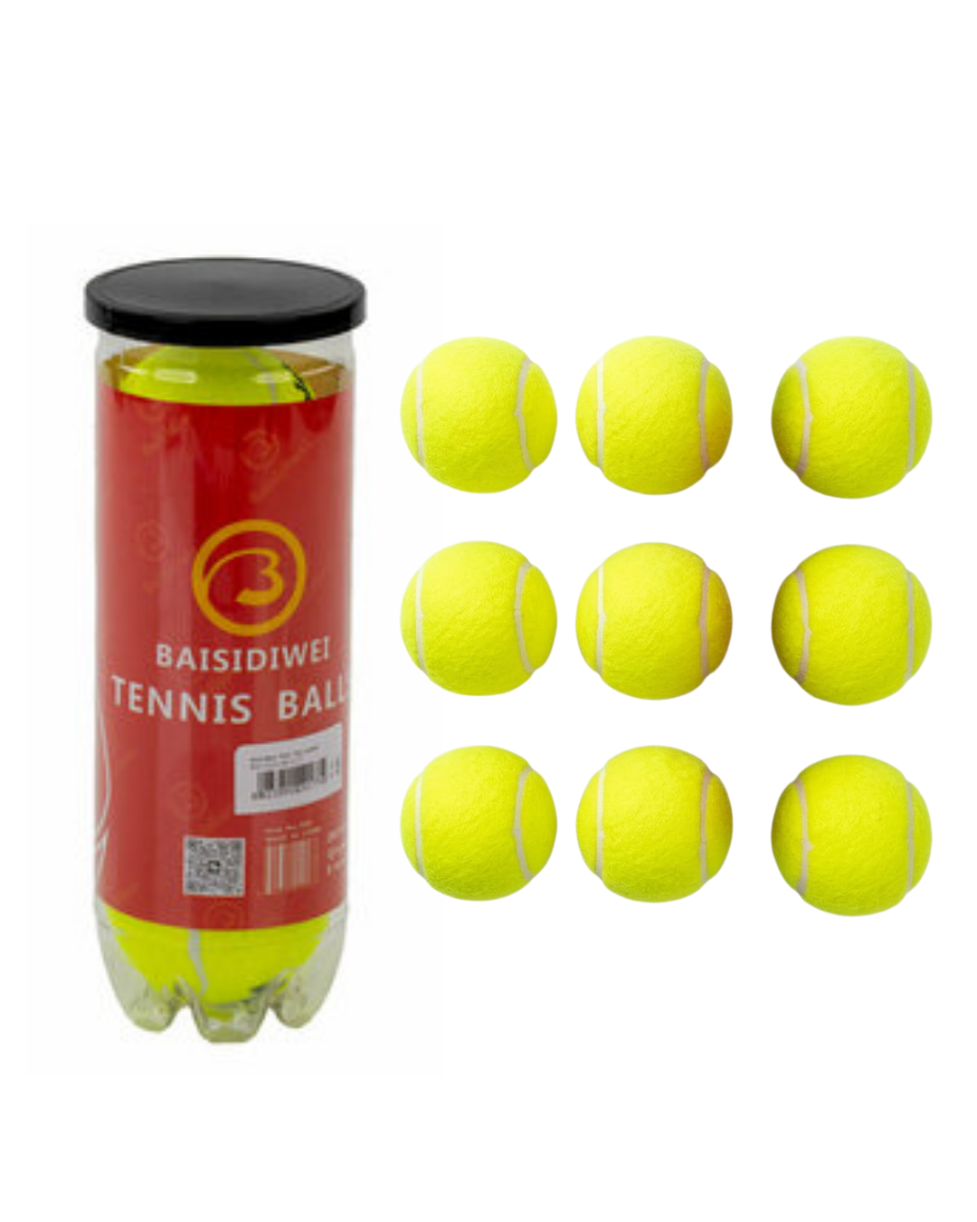 9’lu Tenis Topu Seti Profesyonel ve Amatör Kullanım İçin İdeal - Lisinya 9’lu Tenis Topu Seti Profesyonel ve Amatör Kullanım İçin İdeal - Lisinya