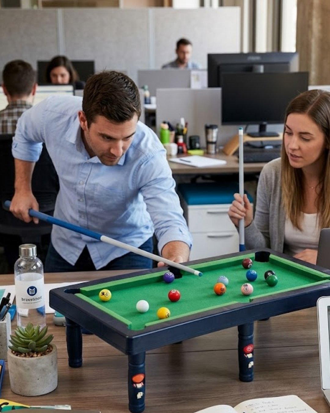 Oyuncak Bilardo Masası Seti Çocuklar İçin Eğlence ve Beceri Oyunu - Lisinya