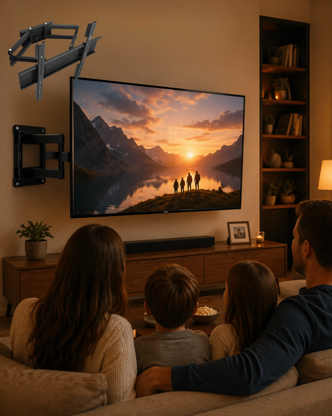 32 55 İnç Ayarlanabilir TV Askı Aparatı Güçlü Duvar Tipi Askı - Lisinya 32 55 İnç Ayarlanabilir TV Askı Aparatı Güçlü Duvar Tipi Askı - Lisinya