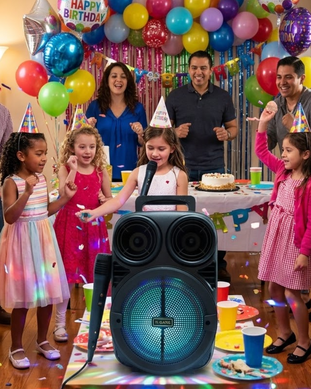Kablosuz Karaoke Hoparlör Mikrofonlu RGB Işıklı Bluetooth Speaker USB TF Kart Destekli - Lisinya Kablosuz Karaoke Hoparlör Mikrofonlu RGB Işıklı Bluetooth Speaker USB TF Kart Destekli - Lisinya