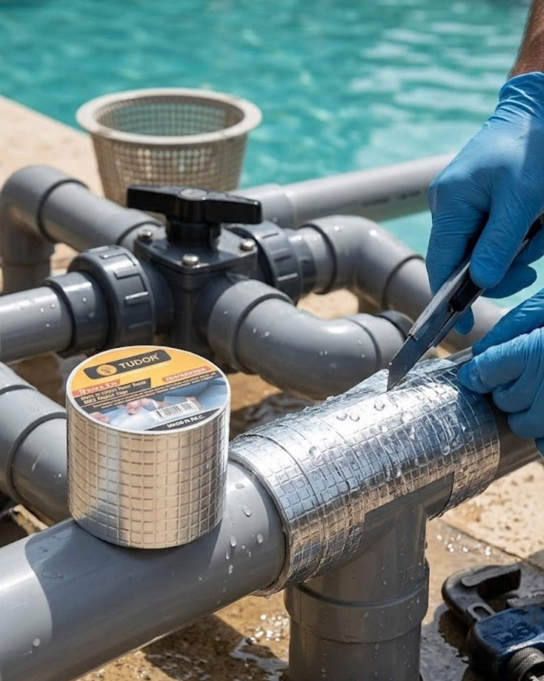 Su Kaçak Önleyici Tamir Bandı Dayanıklı Yapışkanlı İzolasyon Bandı - Lisinya