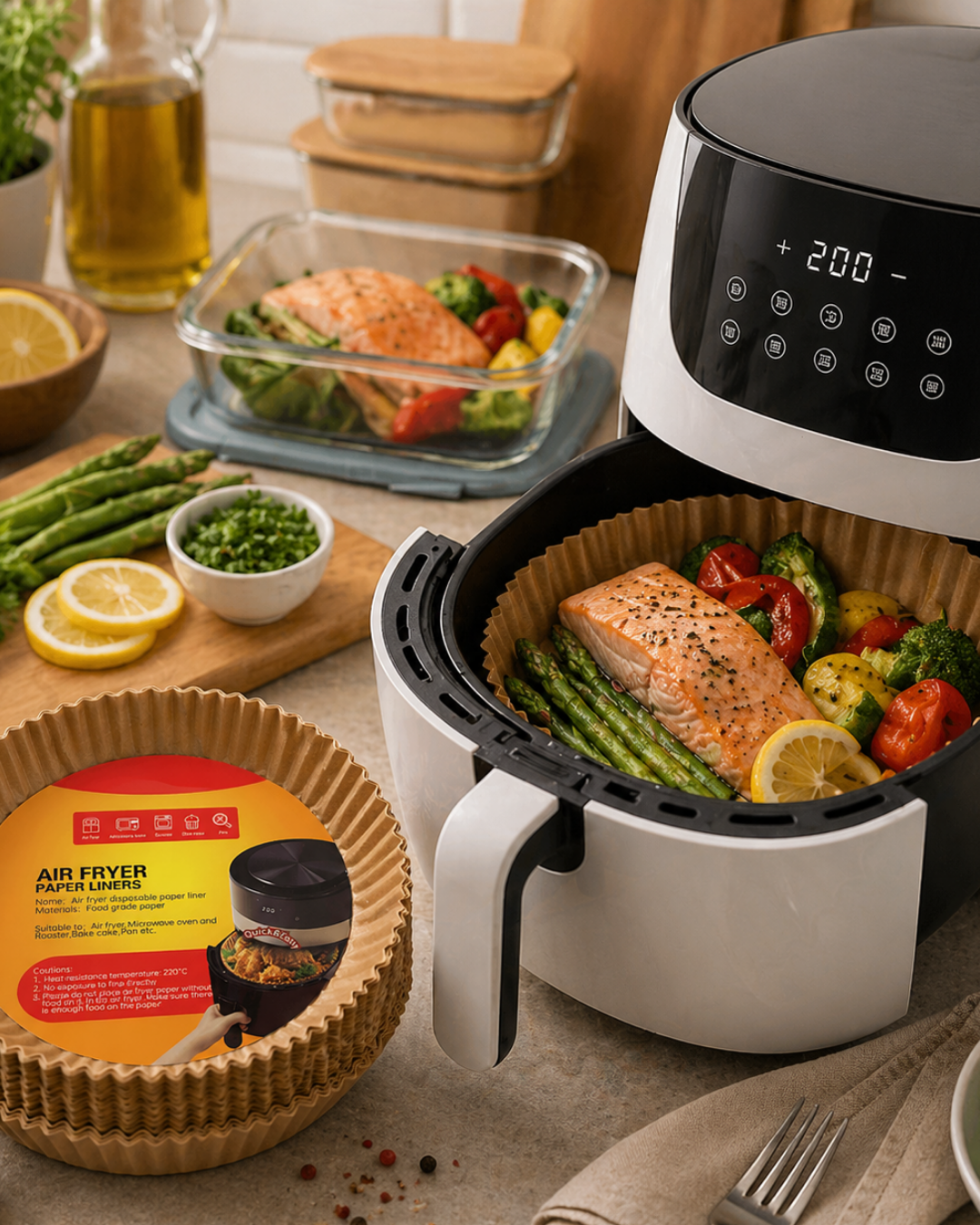 100'LÜ AİRFRYER KAĞIDI - Lisinya 100'LÜ AİRFRYER KAĞIDI - Lisinya