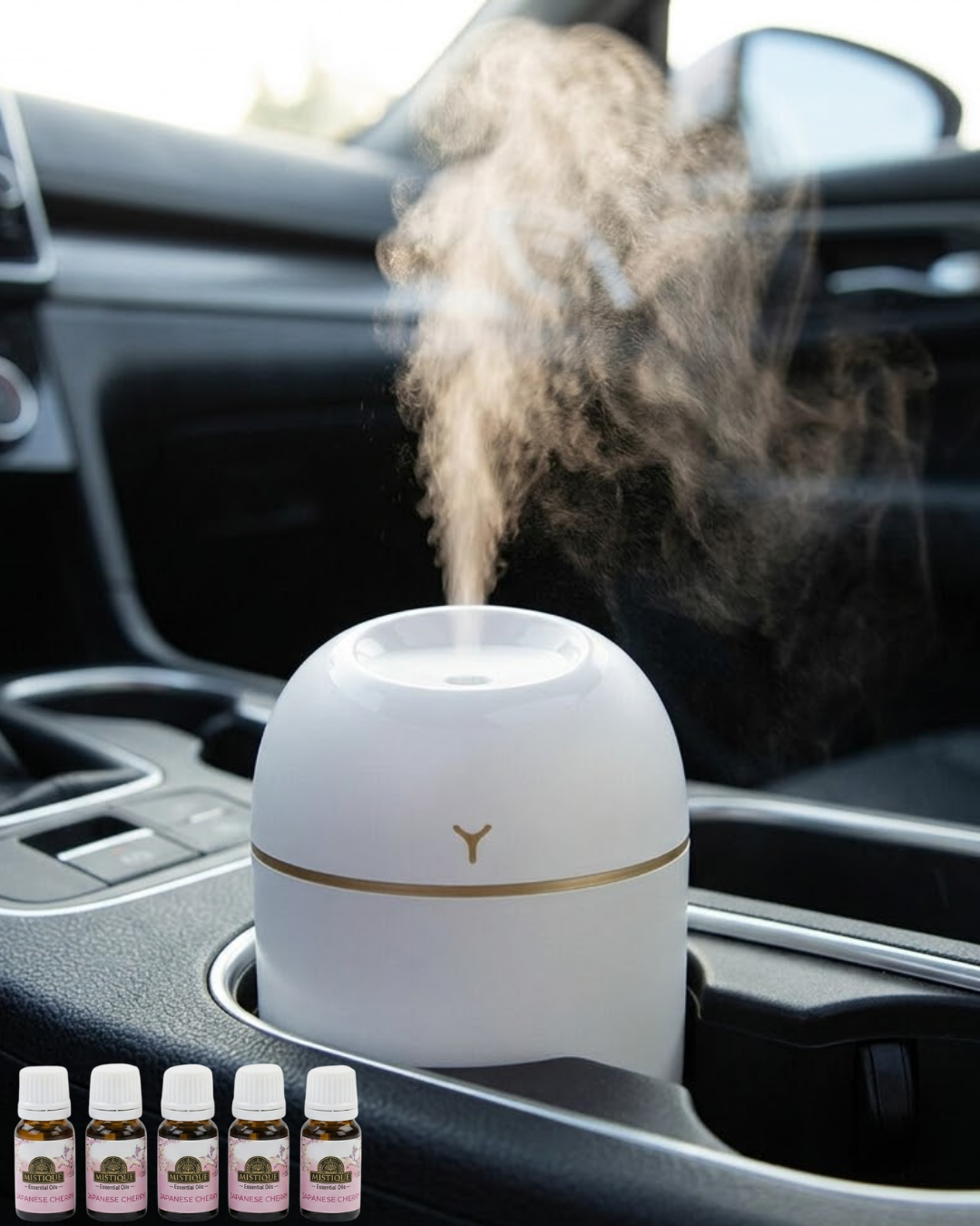 Sessiz Mini Nemlendirici 5 Esans Hediyeli USB Bağlantılı LED Işıklı Buhar Makinesi - Lisinya Sessiz Mini Nemlendirici 5 Esans Hediyeli USB Bağlantılı LED Işıklı Buhar Makinesi - Lisinya