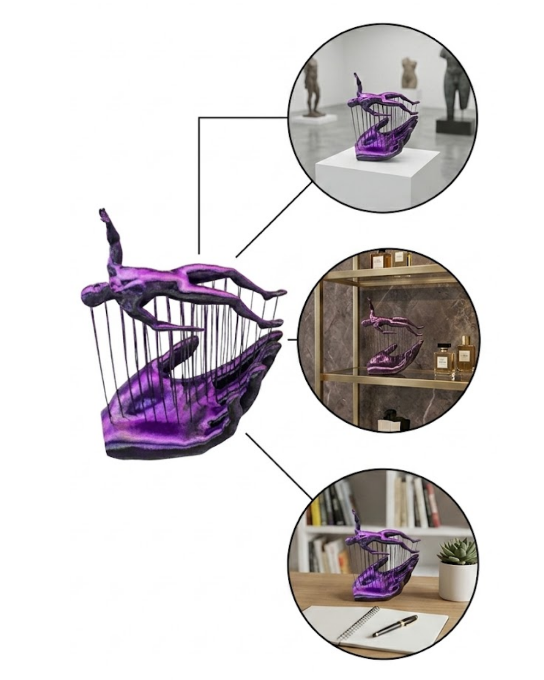 EL İNSAN FİGÜR MOR - Lisinya