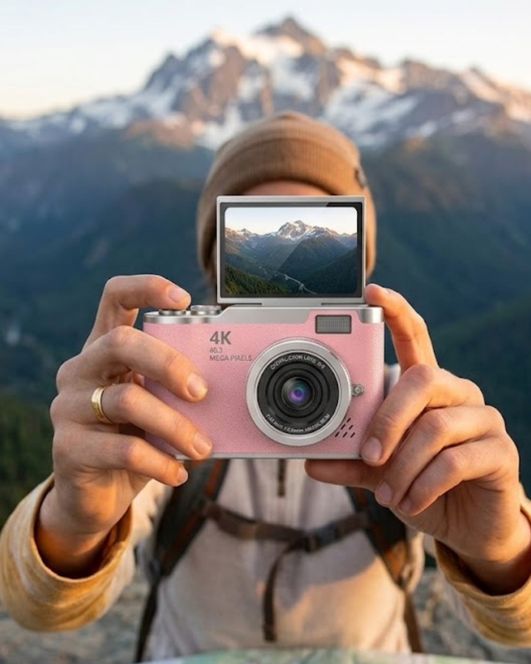 LK007 FOTOĞRAF MAKİNESİ PEMBE - Lisinya