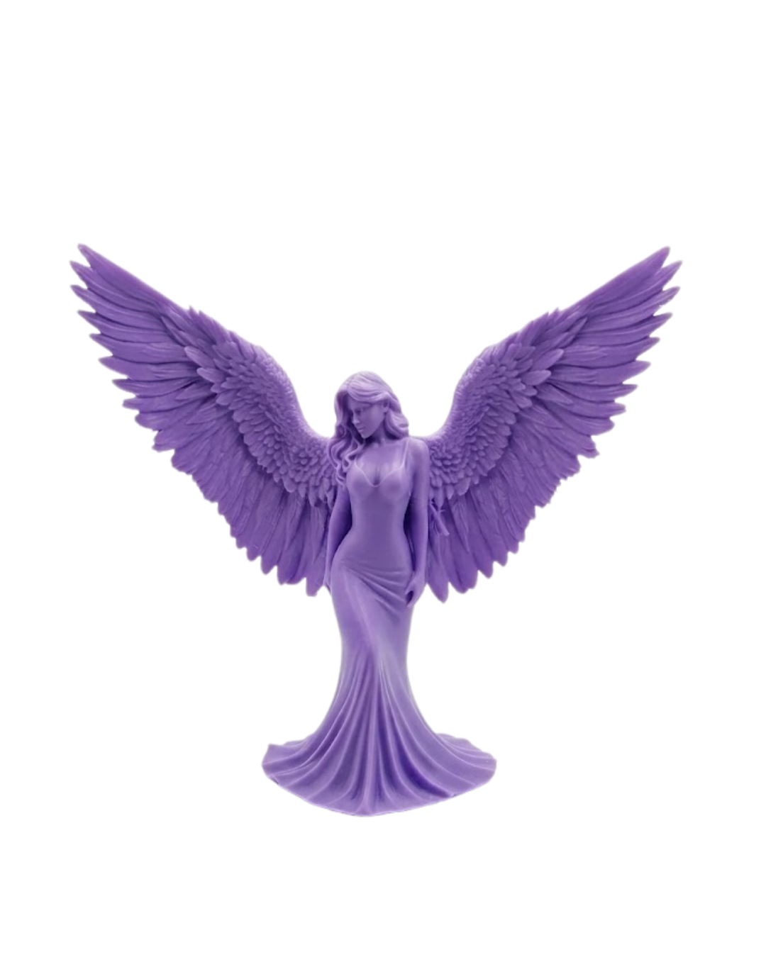 Lila Melek Biblo 3D Dekoratif Angel Figür Ev Aksesuarı - Lisinya
