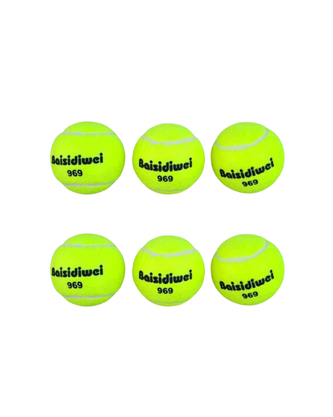 6’lı Tenis Topu Seti Dayanıklı Yüksek Zıplama Performans Topları - Lisinya