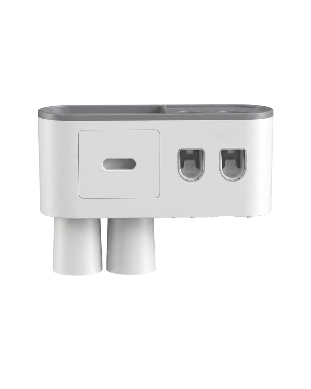 Banyo Organizer Diş Fırçası Tutucu Çift Dispenserli Raflı Çekmeceli - Lisinya