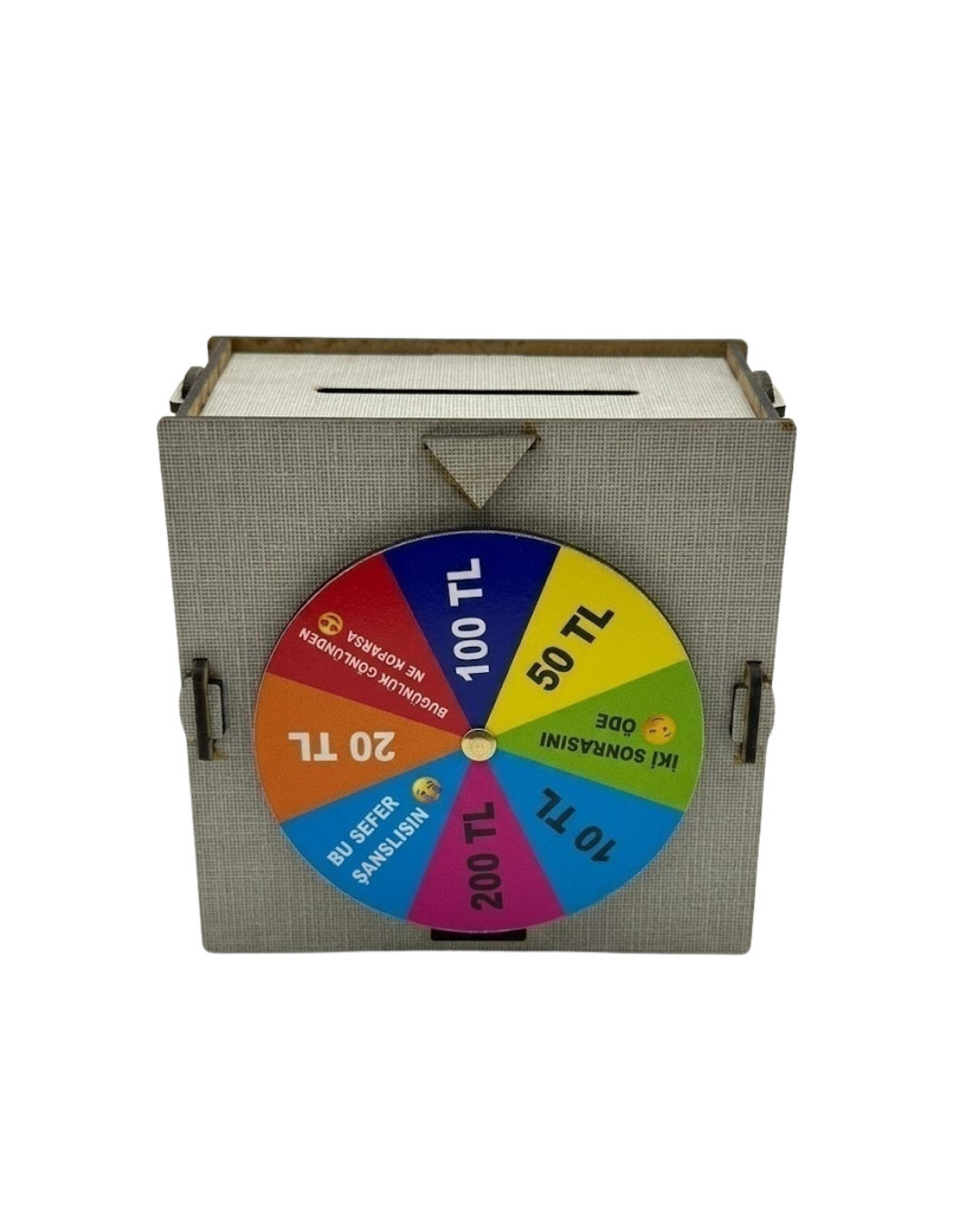 Dekoratif Şans Çarklı Kumbara Para Biriktirme Oyunu - Lisinya