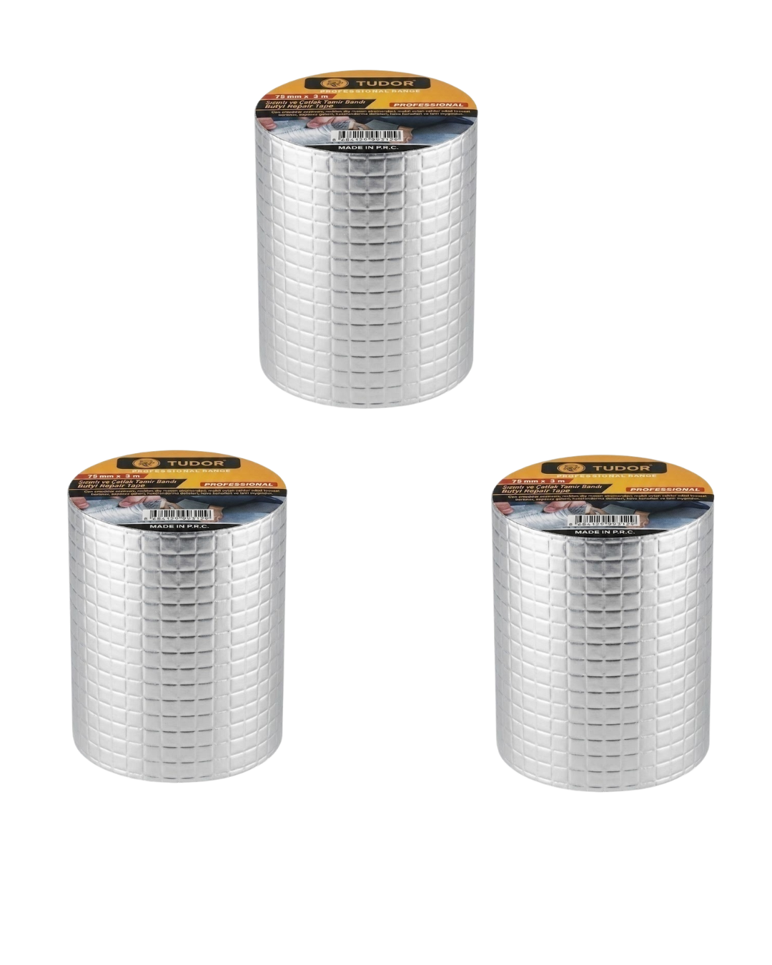 3 Lü Set Güçlü Yapışkanlı Su Yalıtım Bandı 72 MM 2 Metre - Lisinya