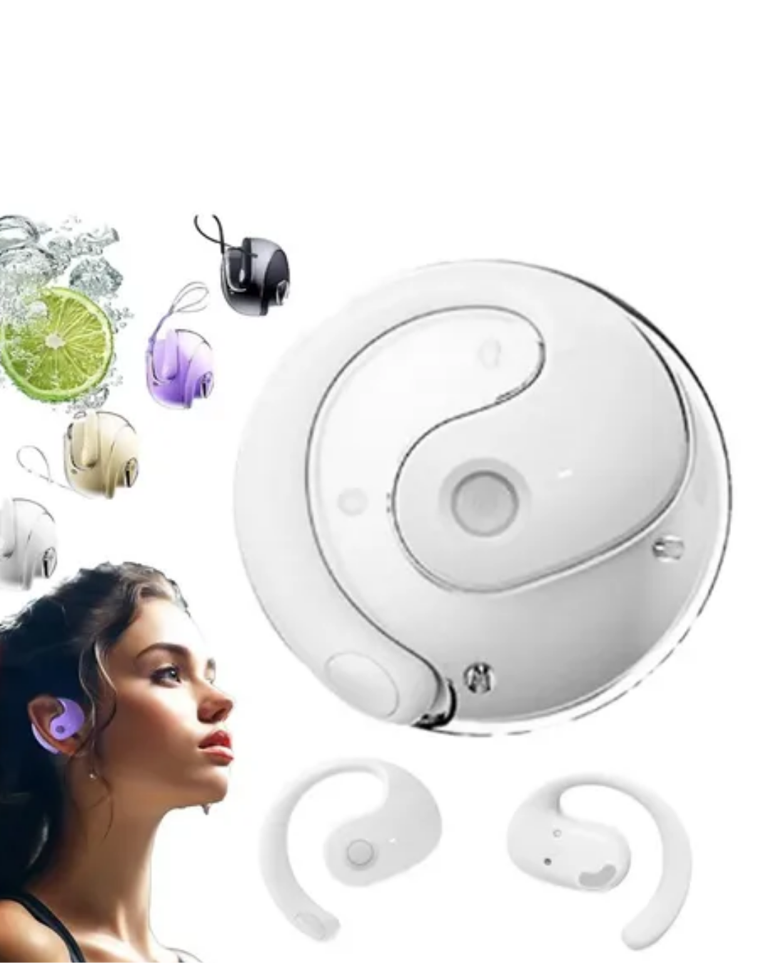 Yeni Nesil Kablosuz Kulaklık Dokunmatik Kontrol ve 10 Metre Çekim Mesafeli - Lisinya