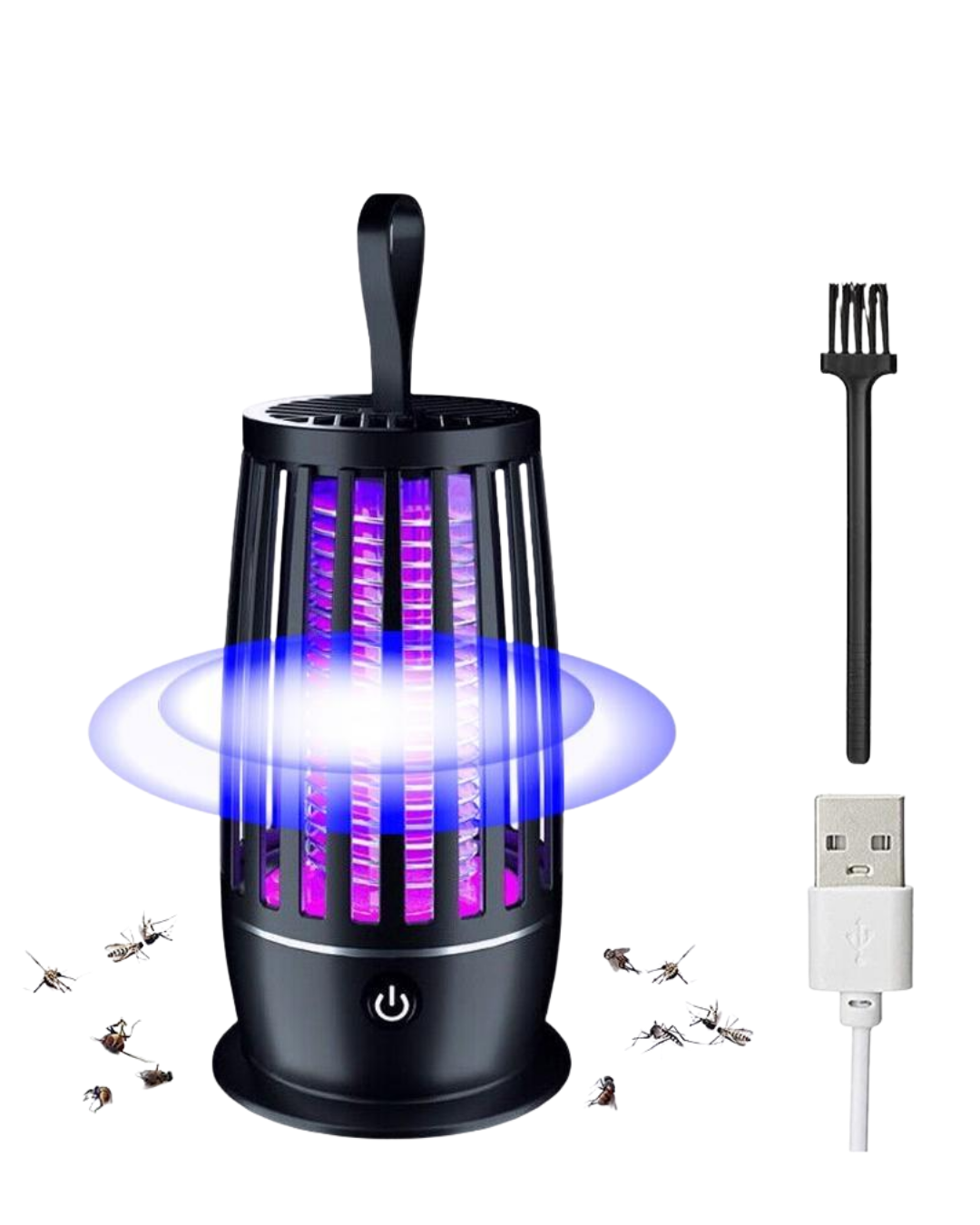 Elektrikli Böcek Öldürücü UV Mor Işık Sessiz Çalışma Gece Lambalı Güvenli Kullanım - Lisinya