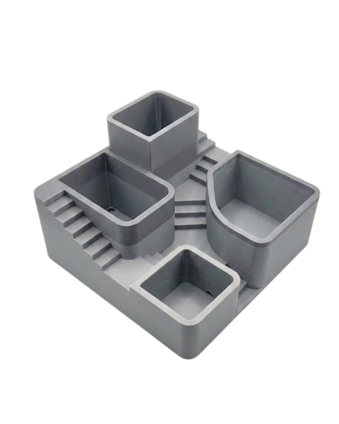 3D Baskı Kaktüs Saksı Seti Çok Bölmeli Modern Dekoratif Masaüstü Bitki Düzenleyici - Lisinya