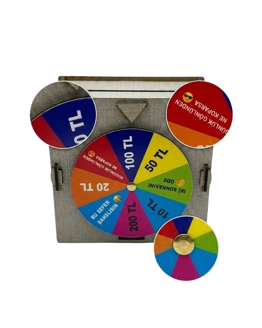 Dekoratif Şans Çarklı Kumbara Para Biriktirme Oyunu - Lisinya