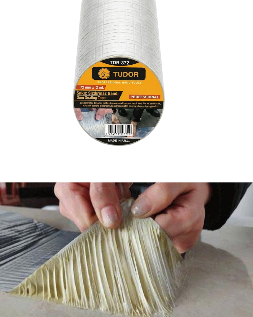 3 Lü Set Güçlü Yapışkanlı Su Yalıtım Bandı 72 MM 2 Metre - Lisinya