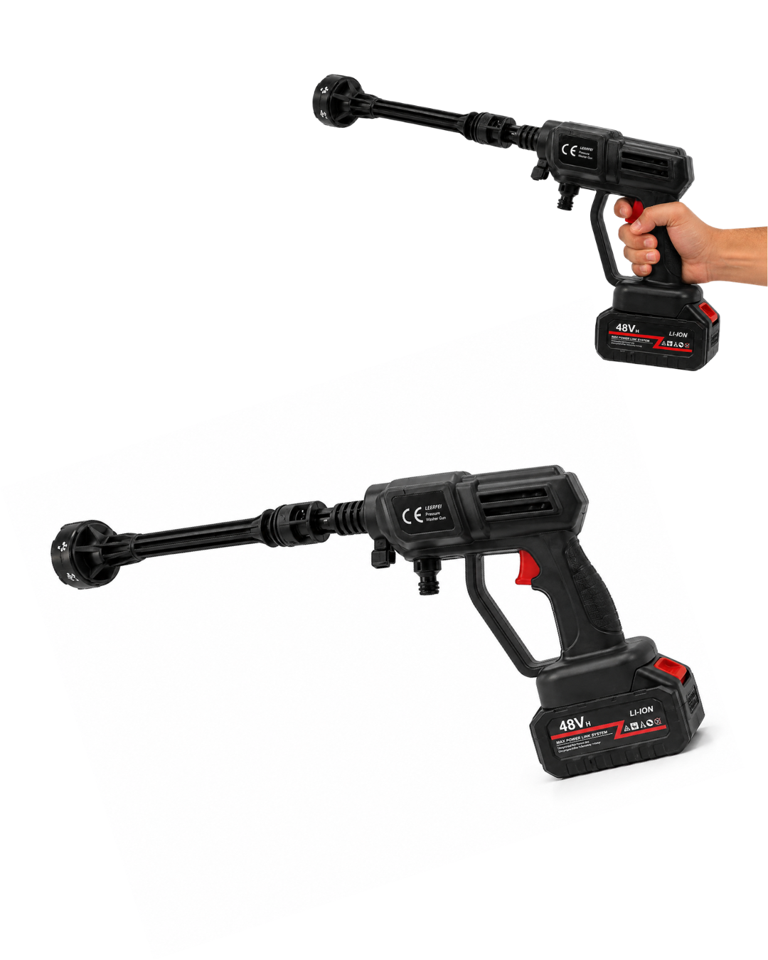 Kablosuz Basınçlı Su Tabancası Şarjlı Araç Yıkama Bahçe Sulama Makinesi - Lisinya