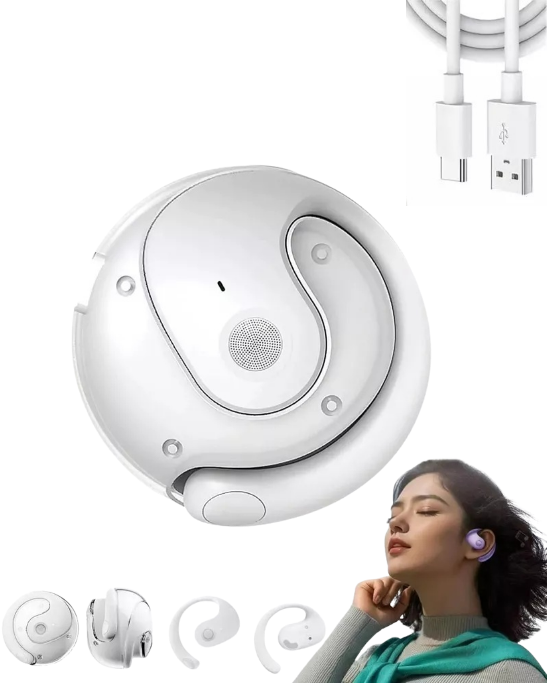 Yeni Nesil Kablosuz Kulaklık Dokunmatik Kontrol ve 10 Metre Çekim Mesafeli - Lisinya