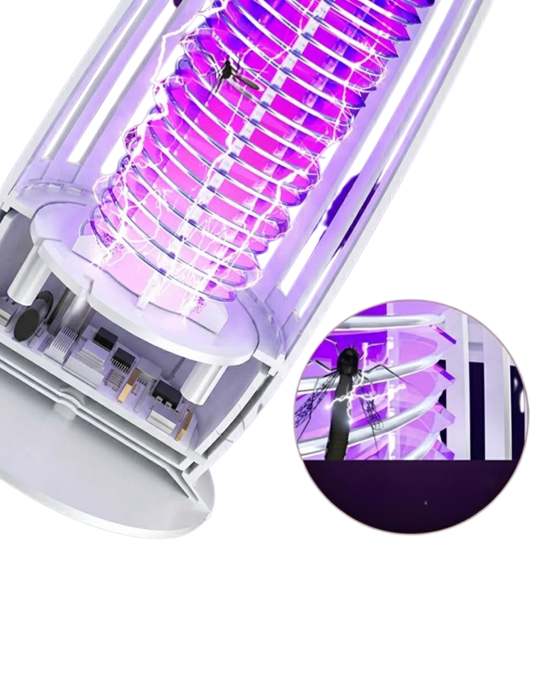 Elektrikli Sinek Öldürücü Lamba UV Mor Işık Geniş Alan Etkili Sessiz Çalışma - Lisinya