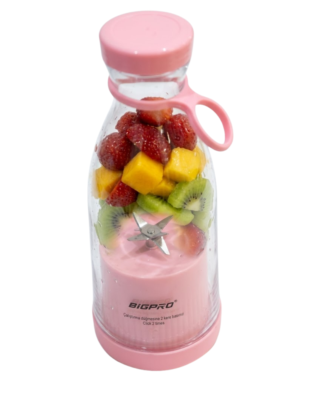 Şarjlı Taşınabilir Blender USB Kablosuz Smoothie Yapıcı Pratik Kullanım - Lisinya