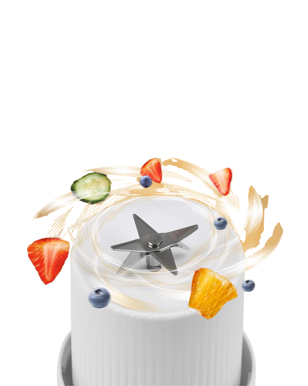 Şarjlı Taşınabilir Blender 380 ml USB Kablosuz Smoothie ve Meyve Karıştırıcı - Lisinya