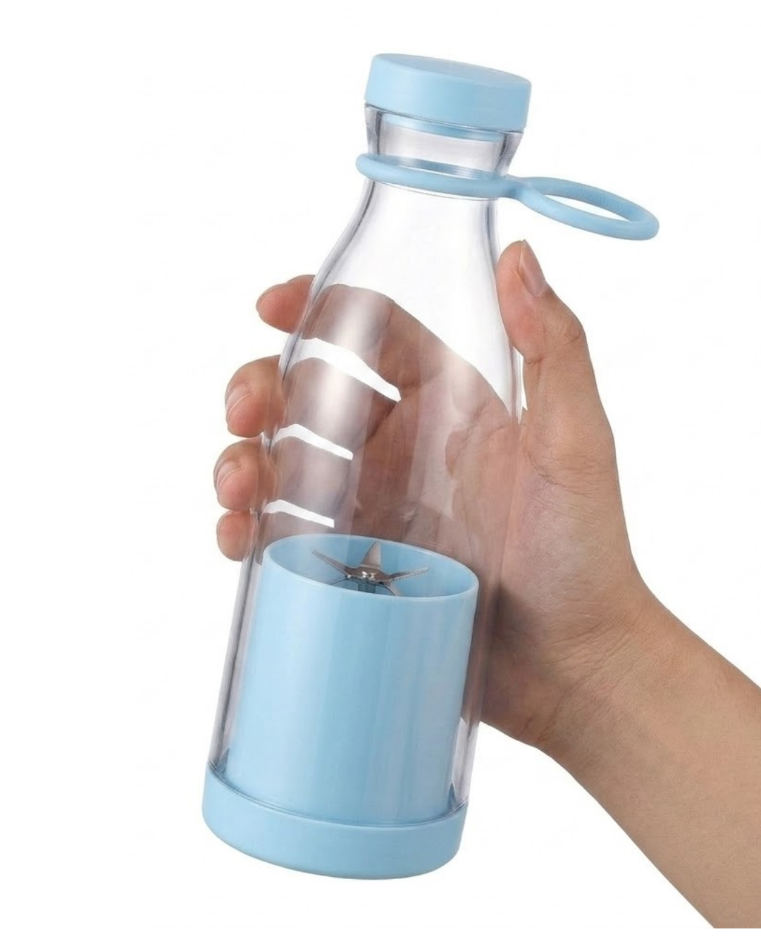 Şarjlı Taşınabilir Blender 380 ml USB Kablosuz Smoothie ve Meyve Karıştırıcı - Lisinya