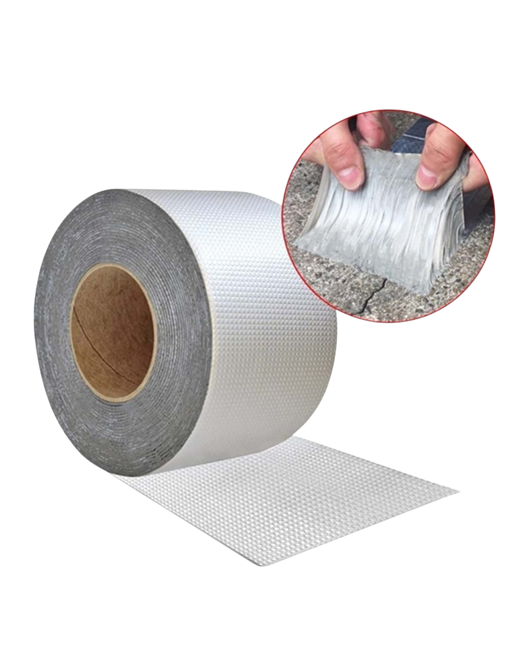 2 Li Set Alüminyum Yüzeyli Tamir Bandı Çatı Boru Onarım Bandı - Lisinya