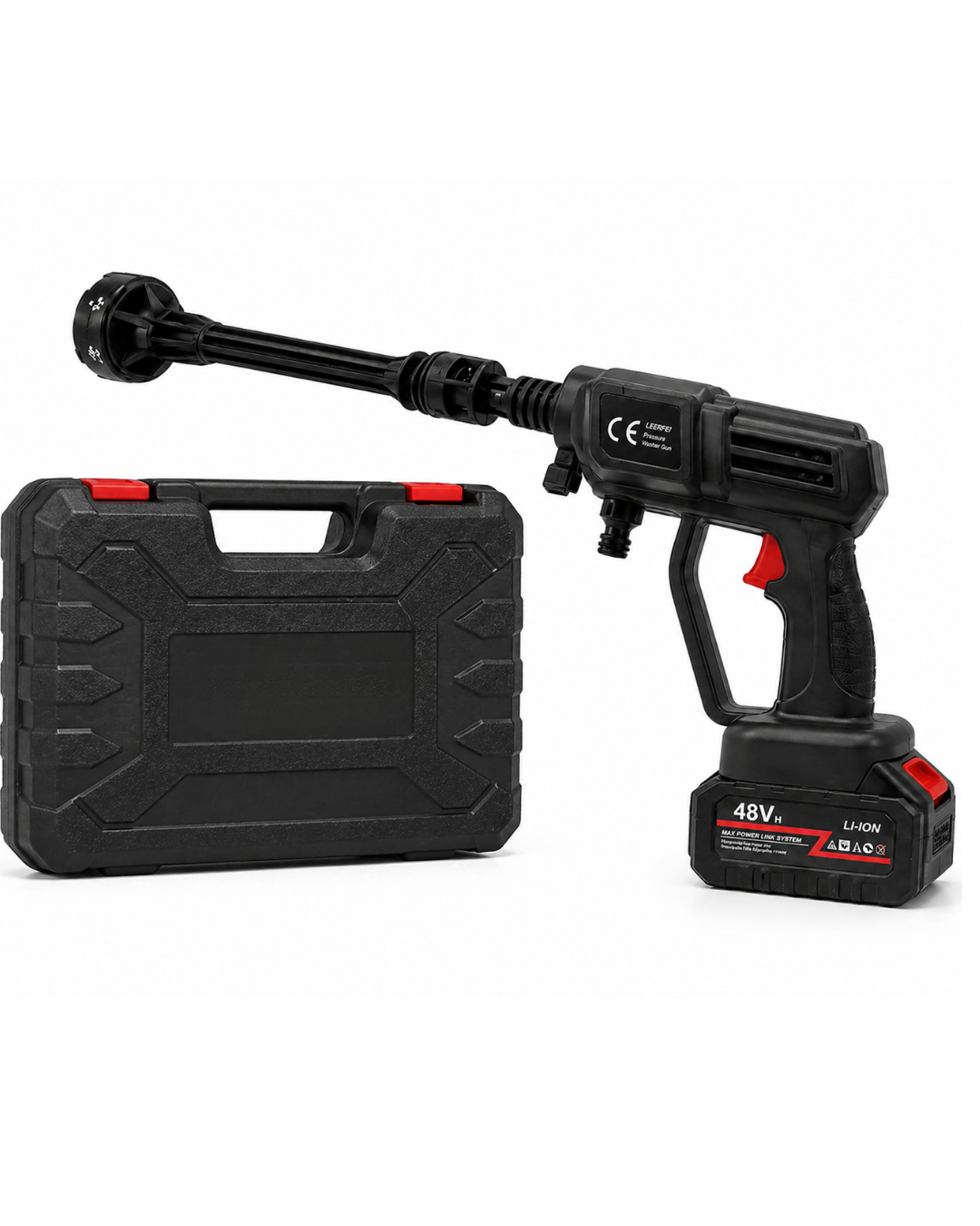 Kablosuz Basınçlı Su Tabancası Şarjlı Araç Yıkama Bahçe Sulama Makinesi - Lisinya