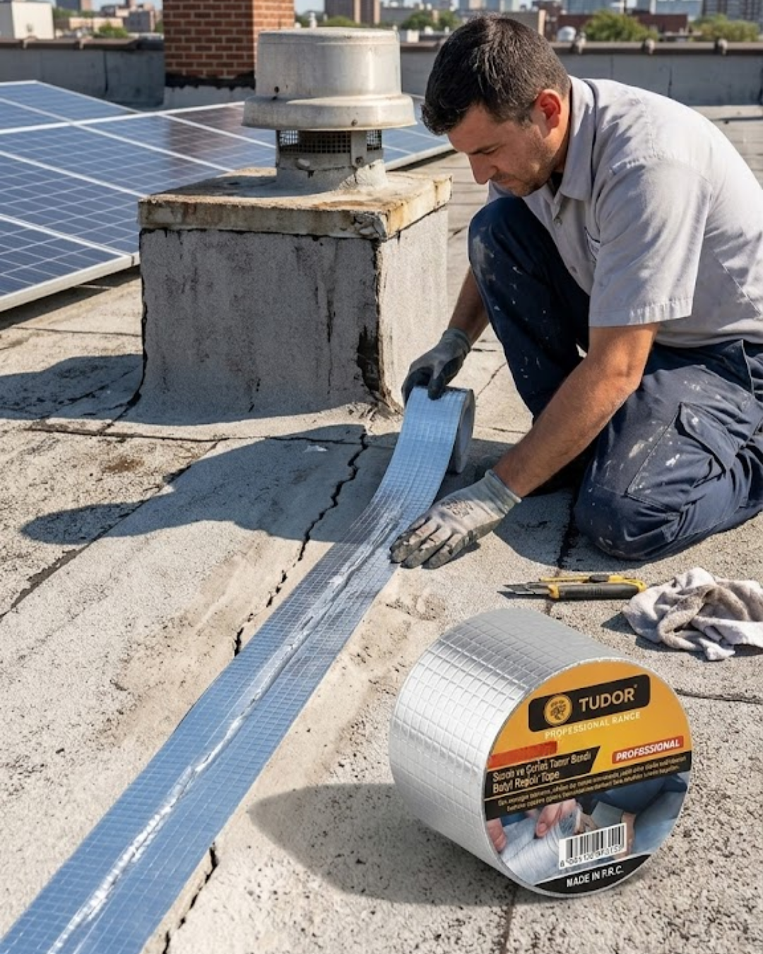 Su Geçirmez Sızdırmaz Tamir Bandı Güçlü Yapışkanlı 72 MM 2 Metre - Lisinya