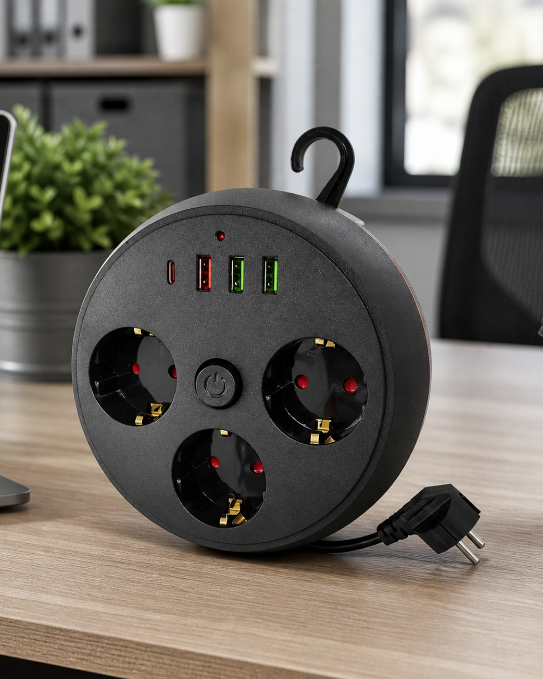Akım Korumalı Çoklu Priz 3 Priz 3 USB 1 Type C 2 Metre Kablo Güvenli Şarj - Lisinya Akım Korumalı Çoklu Priz 3 Priz 3 USB 1 Type C 2 Metre Kablo Güvenli Şarj - Lisinya