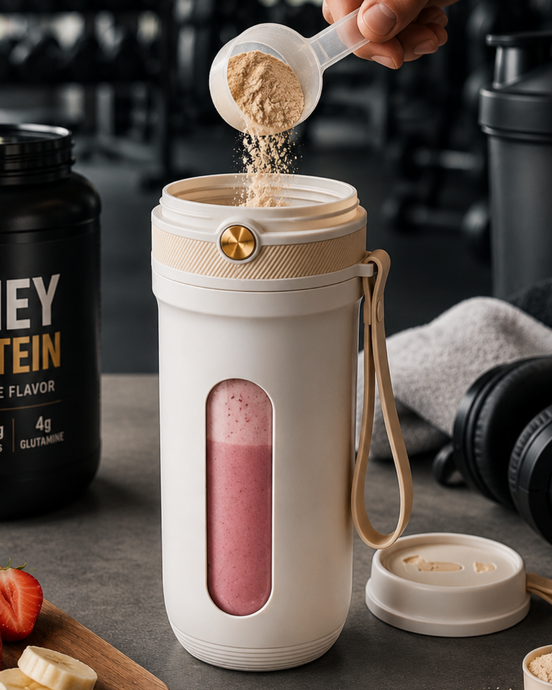 Taşınabilir Şarjlı Blender Smoothie ve Buz Kırıcı Özellikli 350 ML - Lisinya