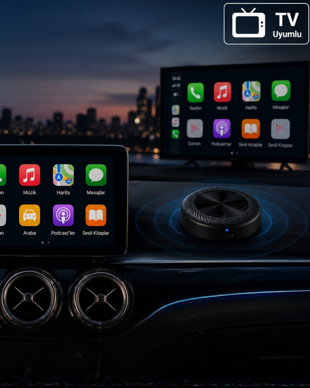 4GB 64GB CarPlay Android Auto Destekli 4G Sim Kartlı Akıllı Multimedya Kutusu - Lisinya 4GB 64GB CarPlay Android Auto Destekli 4G Sim Kartlı Akıllı Multimedya Kutusu - Lisinya
