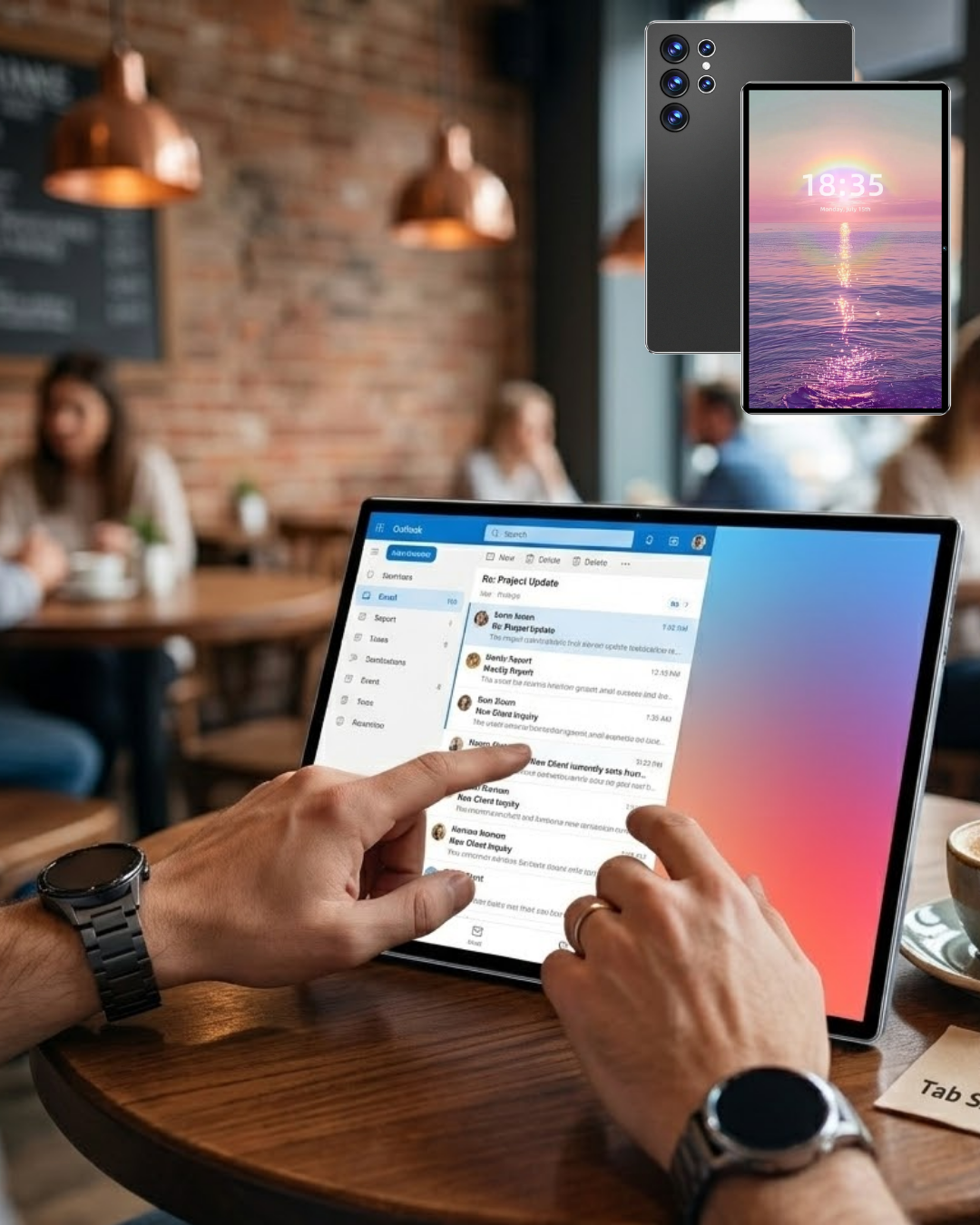 Klavyeli Android Tablet 1TB Hafıza 16GB RAM Kalem ve Kılıf Hediyeli - Lisinya
