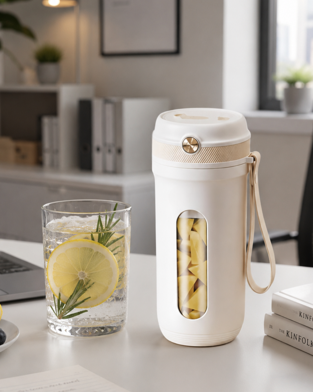 USB Şarjlı Mini Smoothie Blender Pratik Meyve Karıştırıcı 350 ML - Lisinya