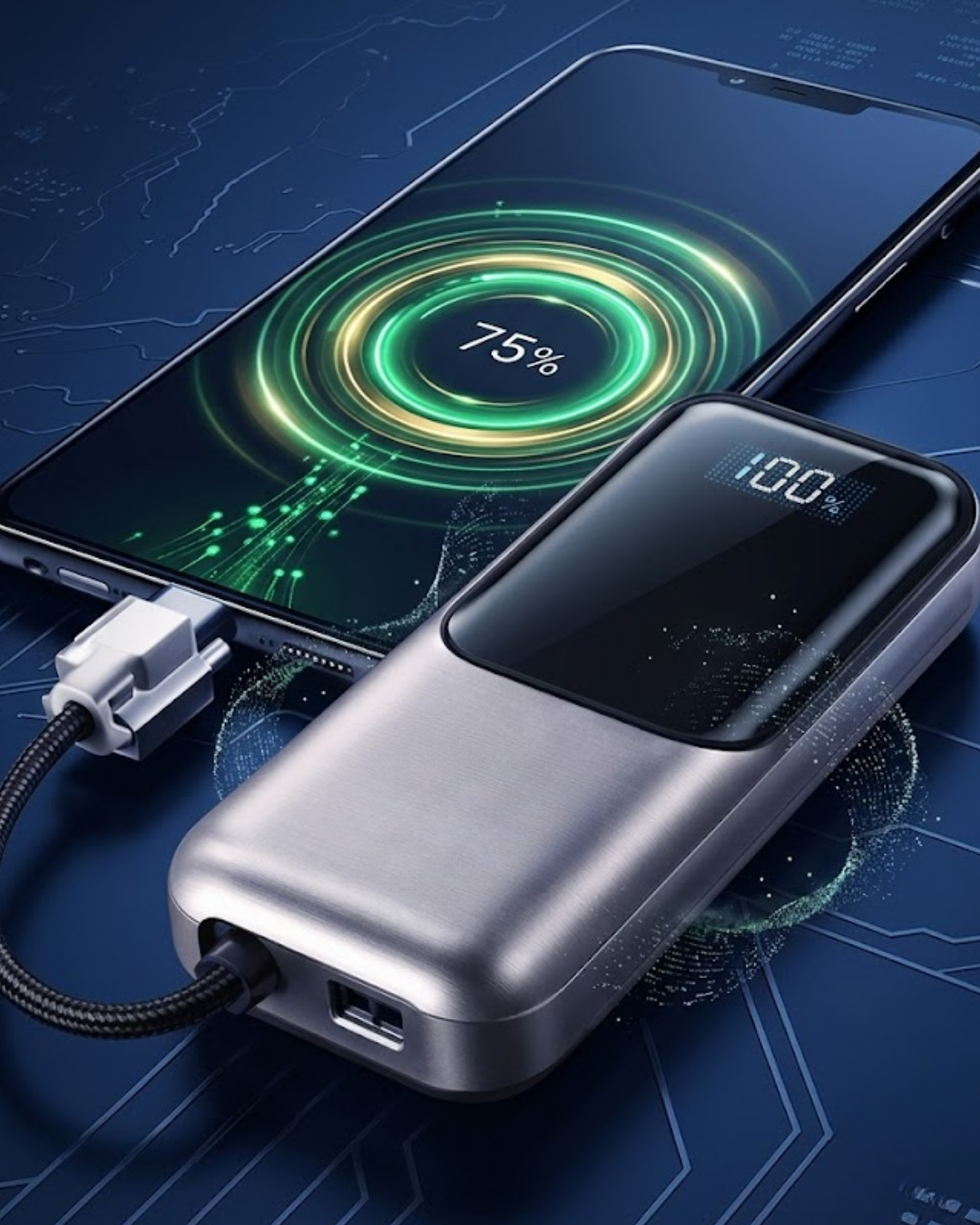 Type C ve Lightning Destekli Yüksek Kapasiteli Powerbank 13000 mAh - Lisinya