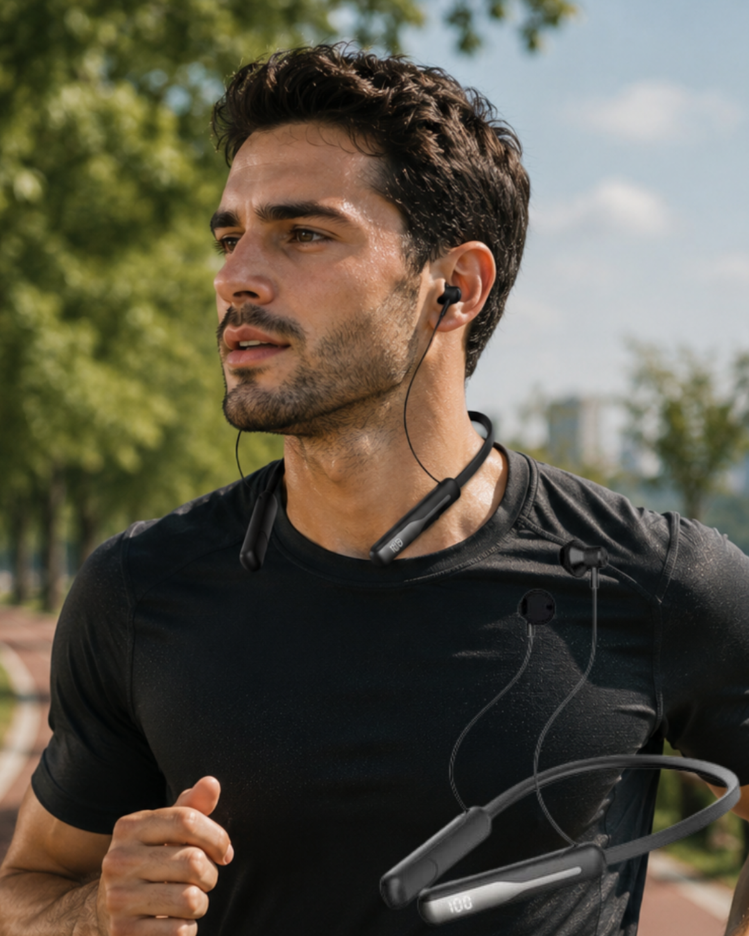 Ses Değiştirme Özellikli Boyun Askılı Bluetooth Spor Kulaklığı - Lisinya Ses Değiştirme Özellikli Boyun Askılı Bluetooth Spor Kulaklığı - Lisinya