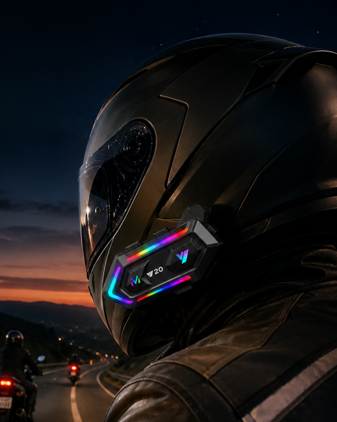 Bluetooth 5.3 Motosiklet Kask Intercom Kulaklık 1000 Metre Bağlantı - Lisinya Bluetooth 5.3 Motosiklet Kask Intercom Kulaklık 1000 Metre Bağlantı - Lisinya