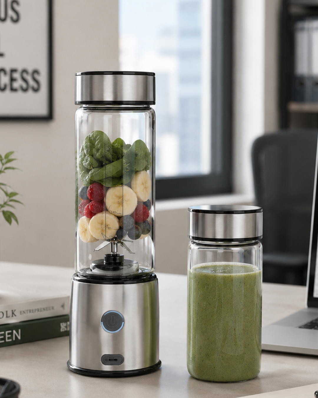 Kablosuz Cam Blender Yüksek Güçlü Smoothie Meyve Sebze Blenderı - Lisinya Kablosuz Cam Blender Yüksek Güçlü Smoothie Meyve Sebze Blenderı - Lisinya