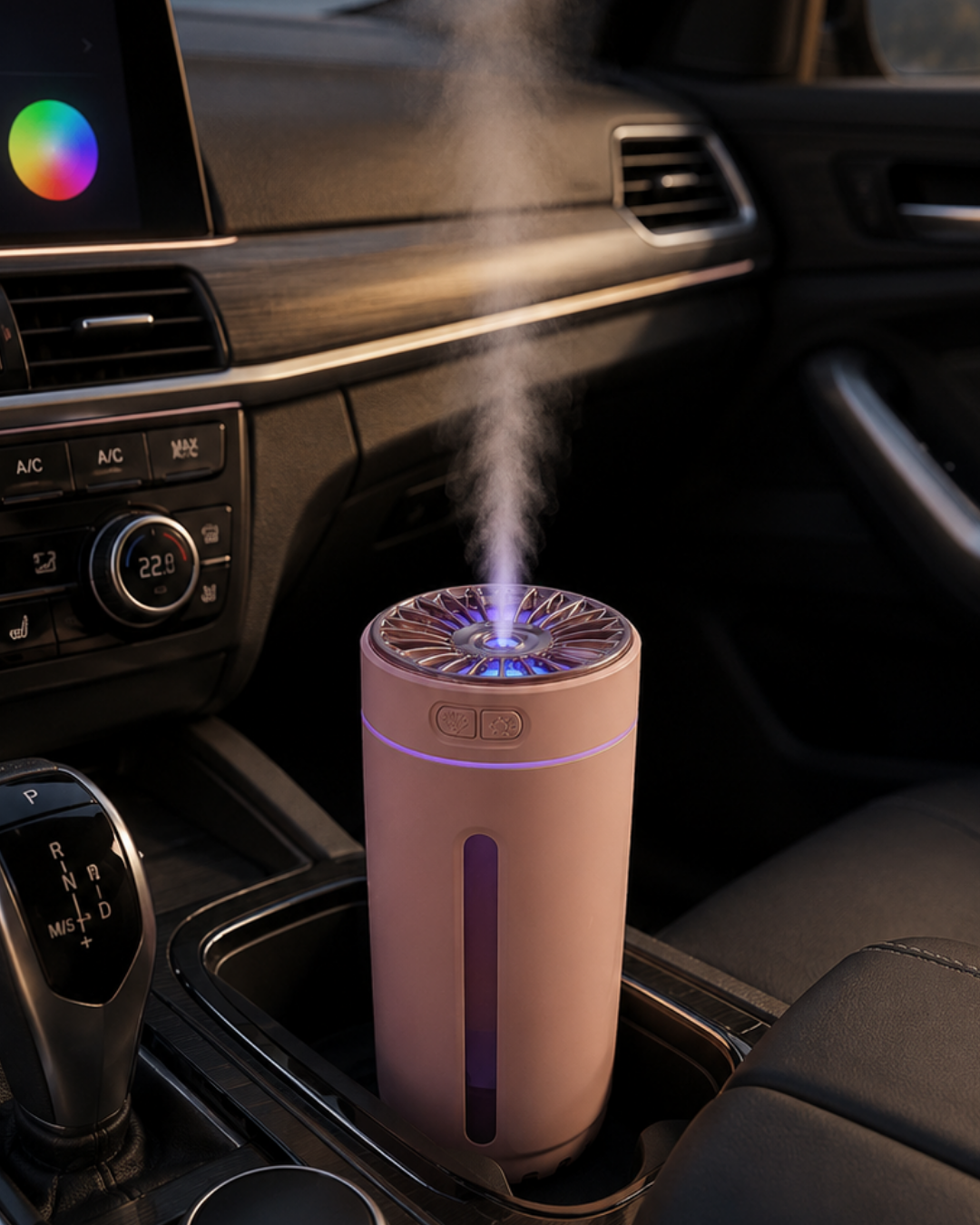RGB Led Buhar Makinesi Aroma Yağı Uyumlu Mini Nemlendirici - Lisinya