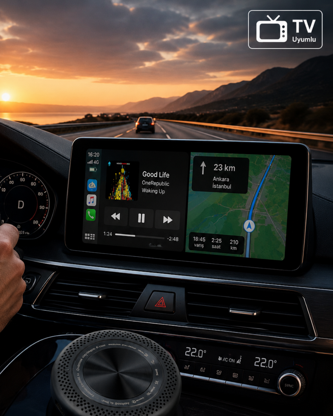 Araç ve TV Uyumlu CarPlay Box 4GB RAM 64GB Hafıza HDMI Android Sistem - Lisinya Araç ve TV Uyumlu CarPlay Box 4GB RAM 64GB Hafıza HDMI Android Sistem - Lisinya
