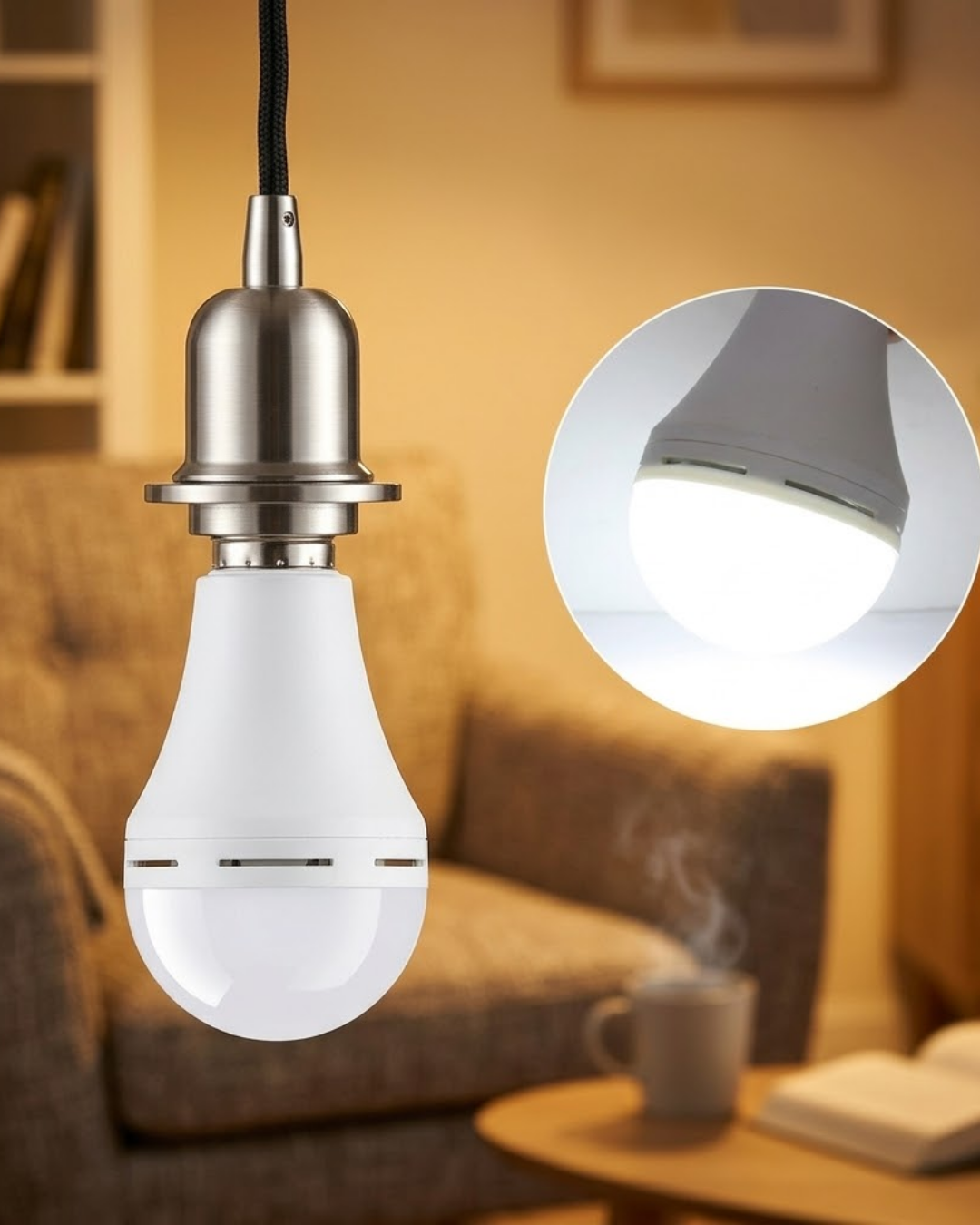 Elektrik Kesintisinde Yanan Şarjlı LED Ampul E27 6500K Güçlü Işık - Lisinya Elektrik Kesintisinde Yanan Şarjlı LED Ampul E27 6500K Güçlü Işık - Lisinya