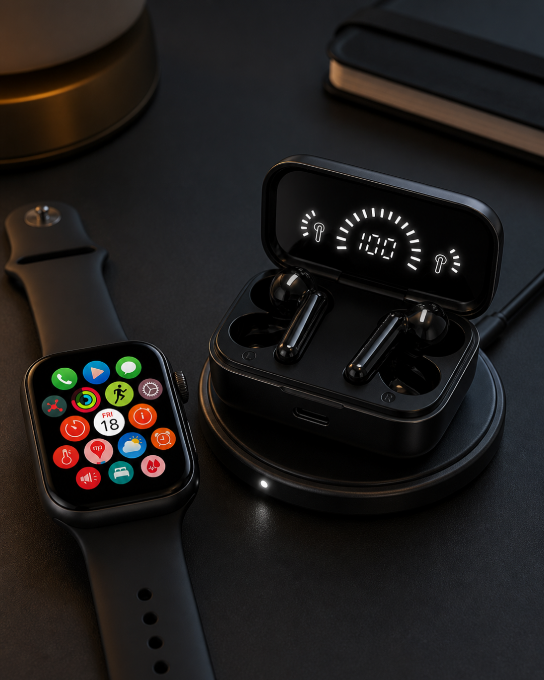 Spor ve Günlük Kullanıma Uygun Akıllı Saat ve Bluetooth Kulaklık Seti Yüksek Performans - Lisinya Spor ve Günlük Kullanıma Uygun Akıllı Saat ve Bluetooth Kulaklık Seti Yüksek Performans - Lisinya