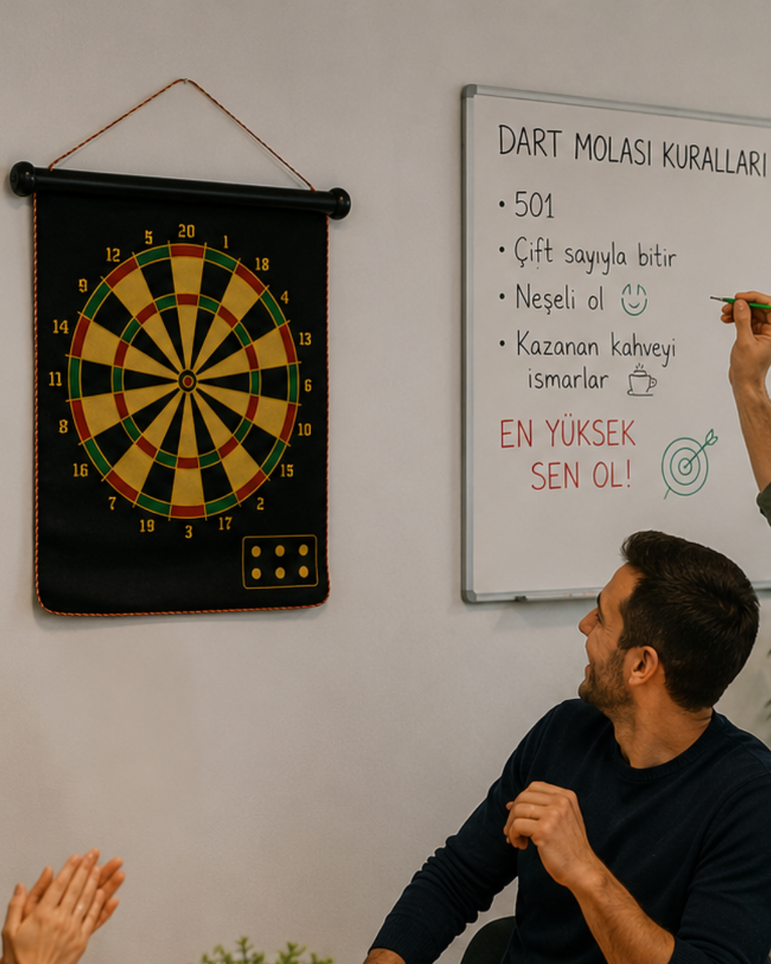 Aile ve Arkadaş Oyunları İçin Manyetik Dart Tahtası 6 Ok Dahil - Lisinya Aile ve Arkadaş Oyunları İçin Manyetik Dart Tahtası 6 Ok Dahil - Lisinya