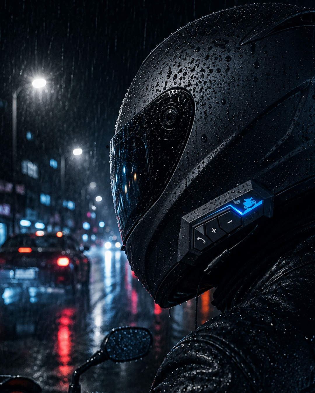 Kablosuz Motosiklet Kask Kulaklığı Bluetooth Mikrofonlu Sürüş Sistemi - Lisinya