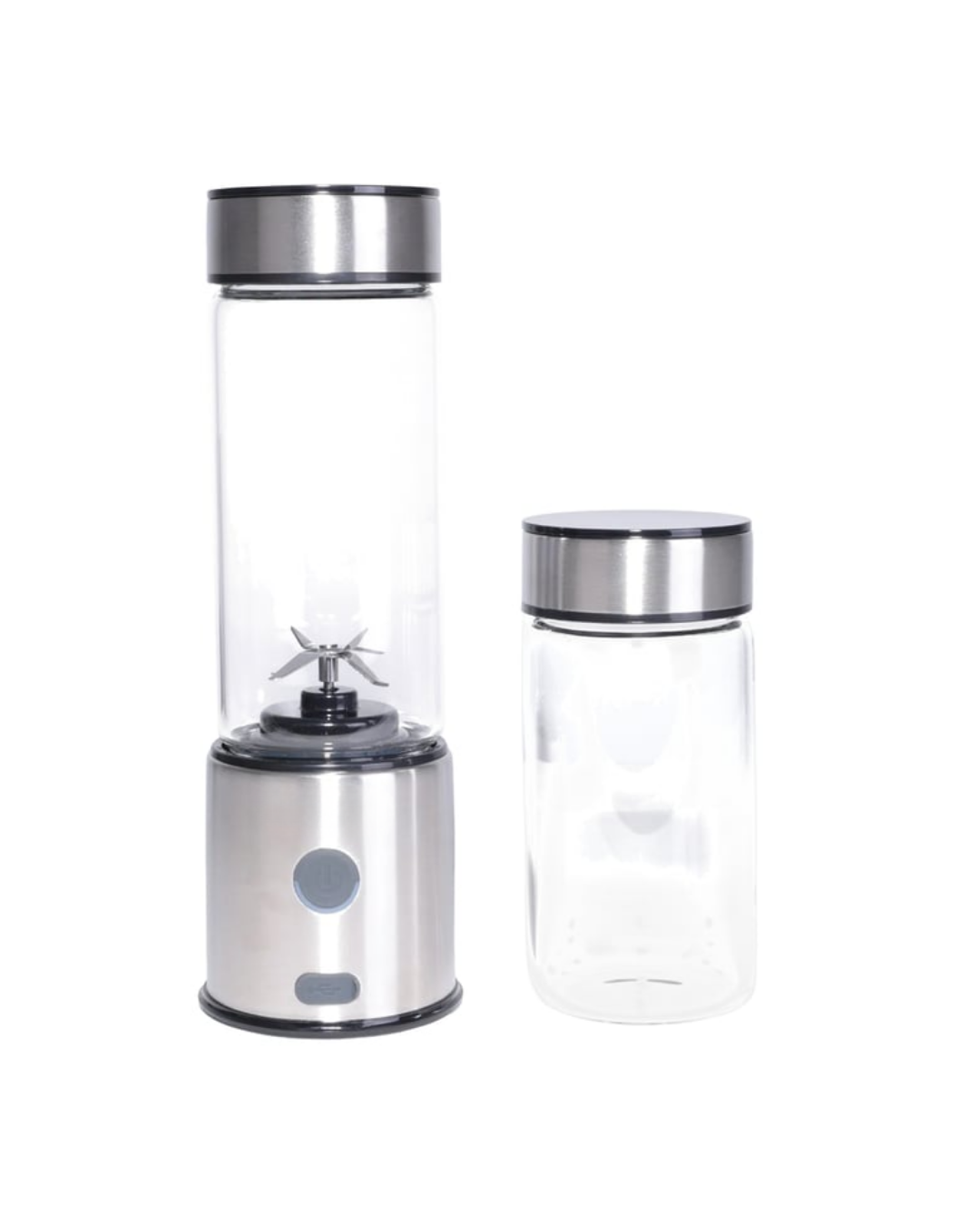 Çift Hazneli Cam Blender USB Şarjlı Smoothie ve Buz Kırıcı Blender - Lisinya Çift Hazneli Cam Blender USB Şarjlı Smoothie ve Buz Kırıcı Blender - Lisinya