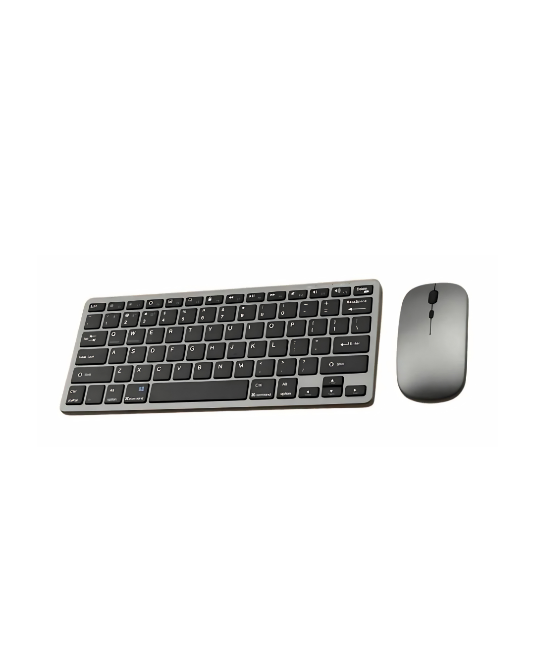 Bluetooth ve 2.4G Destekli Kablosuz Klavye Mouse Seti Şarj Edilebilir - Lisinya