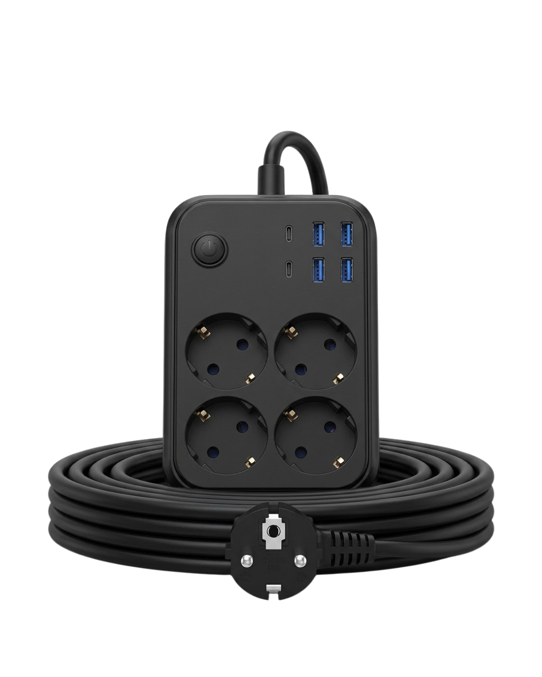 Akım Korumalı Çoklu Priz 4 USB 2 Type C 4 Priz Güvenli ve Hızlı Şarj - Lisinya Akım Korumalı Çoklu Priz 4 USB 2 Type C 4 Priz Güvenli ve Hızlı Şarj - Lisinya